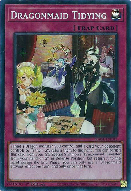 Dragonmaid Tidying [RA04-EN102] Super Rare | Exor Games New Glasgow