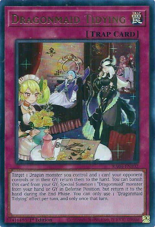 Dragonmaid Tidying [RA04-EN102] Ultra Rare | Exor Games New Glasgow