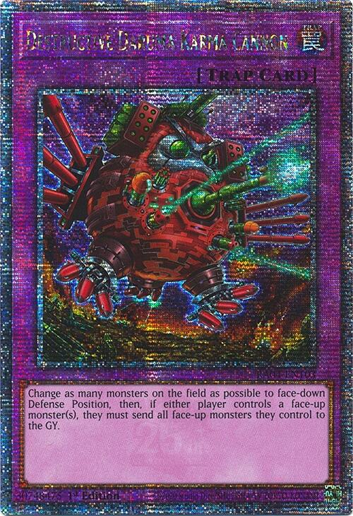 Destructive Daruma Karma Cannon [RA04-EN103] Quarter Century Secret Rare | Exor Games New Glasgow