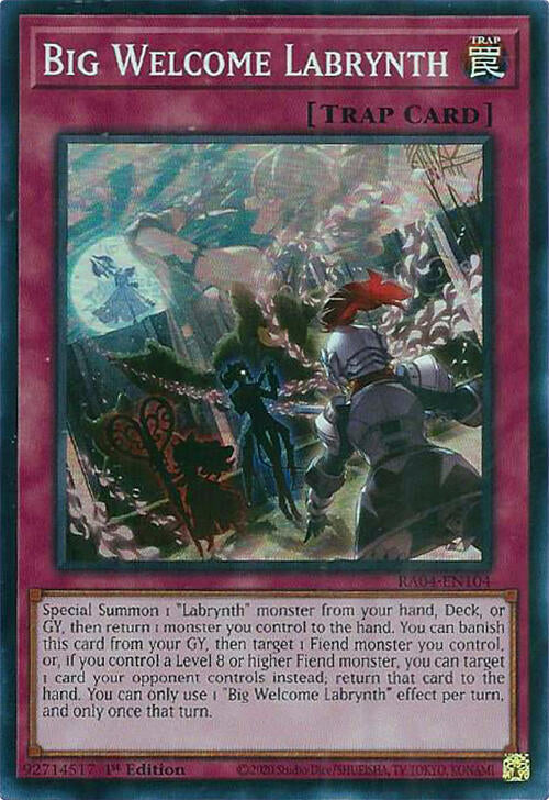 Big Welcome Labrynth [RA04-EN104] Super Rare | Exor Games New Glasgow