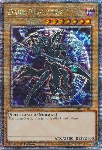 Dark Magician (7th Art) [RA04-EN106] Quarter Century Secret Rare | Exor Games New Glasgow