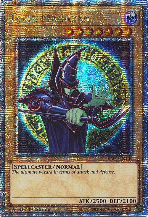 Dark Magician (9th Art) [RA04-EN106] Quarter Century Secret Rare | Exor Games New Glasgow