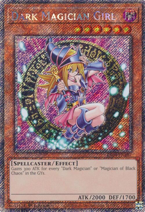 Dark Magician Girl (3rd Art) [RA04-EN107] Platinum Secret Rare | Exor Games New Glasgow