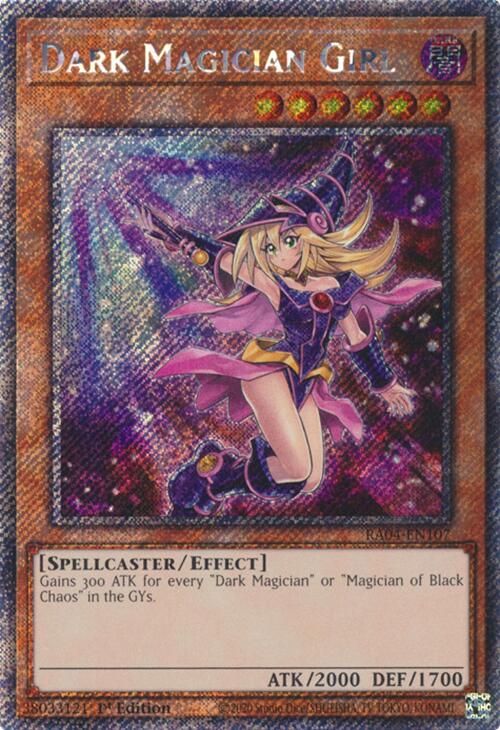 Dark Magician Girl (7th Art) [RA04-EN107] Platinum Secret Rare | Exor Games New Glasgow
