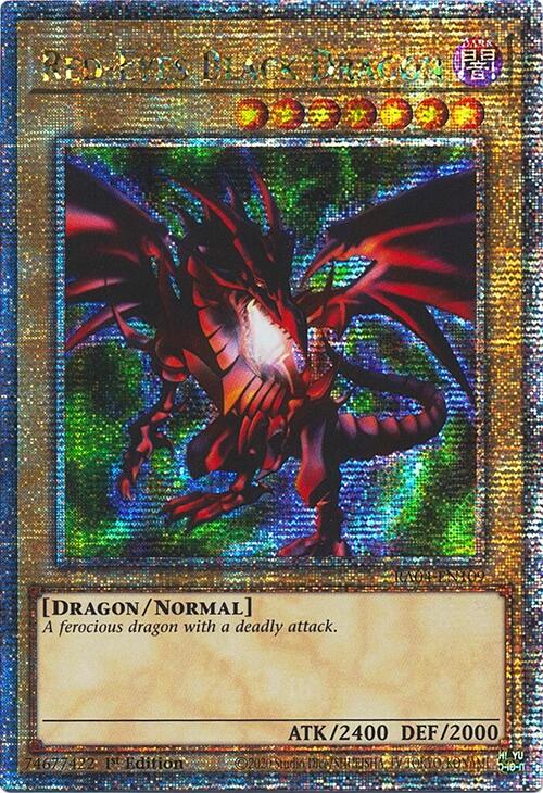 Red-Eyes Black Dragon (4th Art) [RA04-EN109] Quarter Century Secret Rare | Exor Games New Glasgow