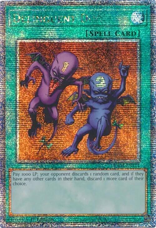 Delinquent Duo [RA04-EN114] Quarter Century Secret Rare | Exor Games New Glasgow