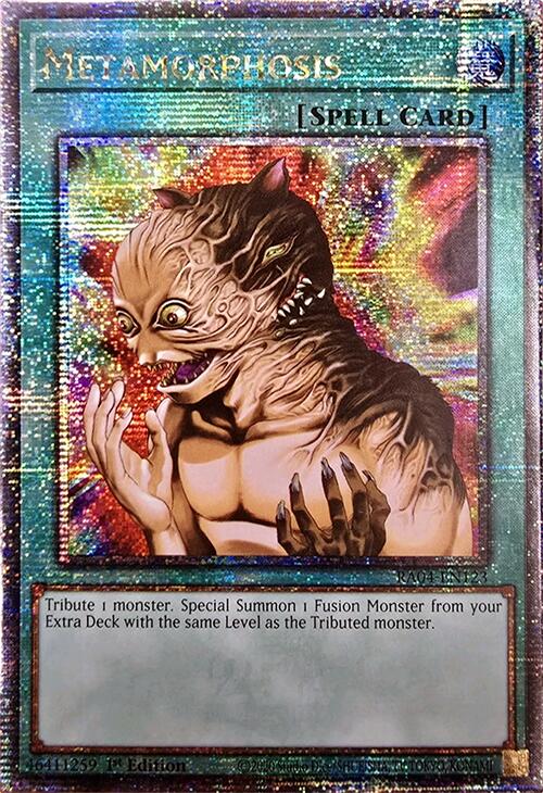 Metamorphosis [RA04-EN123] Quarter Century Secret Rare | Exor Games New Glasgow