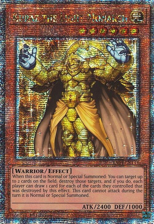 Kuraz the Light Monarch [RA04-EN133] Quarter Century Secret Rare | Exor Games New Glasgow