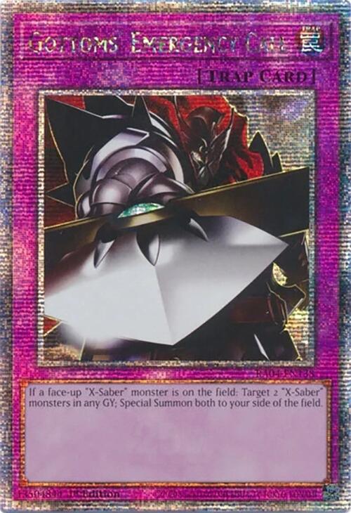 Gottoms' Emergency Call [RA04-EN138] Quarter Century Secret Rare | Exor Games New Glasgow