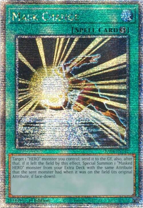 Mask Change [RA04-EN142] Quarter Century Secret Rare | Exor Games New Glasgow