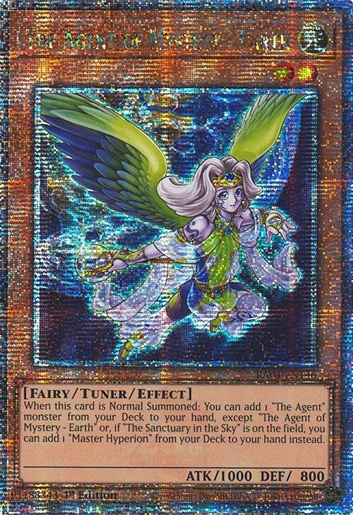 The Agent of Mystery - Earth [RA04-EN146] Quarter Century Secret Rare | Exor Games New Glasgow