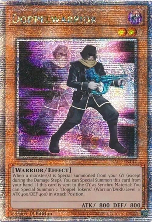 Doppelwarrior [RA04-EN147] Quarter Century Secret Rare | Exor Games New Glasgow