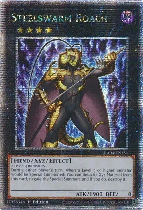 Steelswarm Roach [RA04-EN151] Quarter Century Secret Rare | Exor Games New Glasgow