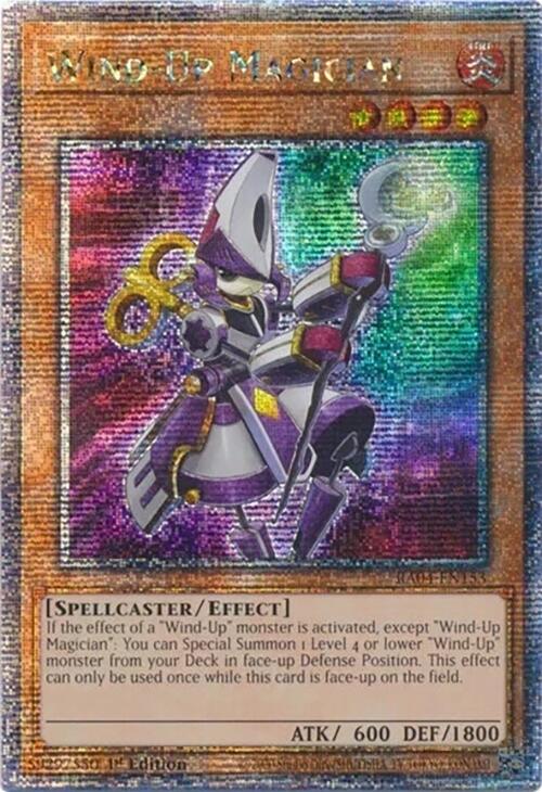 Wind-Up Magician [RA04-EN153] Quarter Century Secret Rare | Exor Games New Glasgow