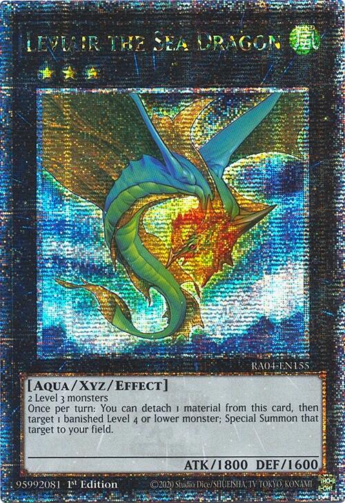 Leviair the Sea Dragon [RA04-EN155] Quarter Century Secret Rare | Exor Games New Glasgow