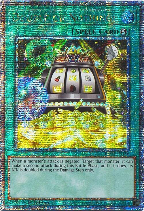 Double or Nothing! [RA04-EN156] Quarter Century Secret Rare | Exor Games New Glasgow