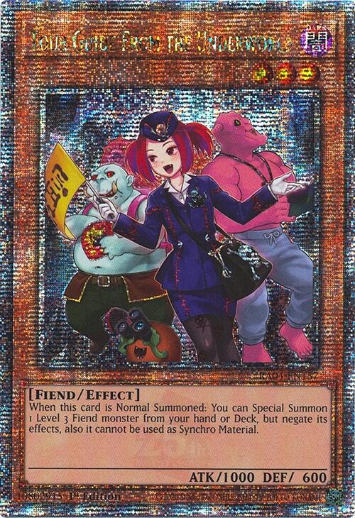 Tour Guide from the Underworld (Alternate Art) [RA04-EN157] Quarter Century Secret Rare | Exor Games New Glasgow