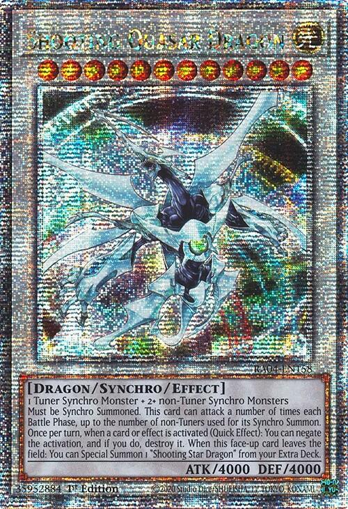 Shooting Quasar Dragon [RA04-EN158] Quarter Century Secret Rare | Exor Games New Glasgow