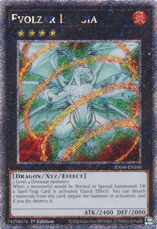 Evolzar Laggia [RA04-EN160] Platinum Secret Rare | Exor Games New Glasgow