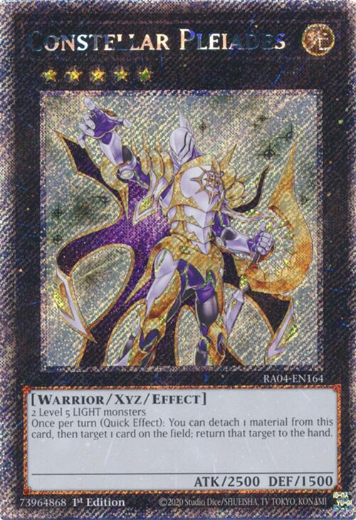 Constellar Pleiades [RA04-EN164] Platinum Secret Rare | Exor Games New Glasgow