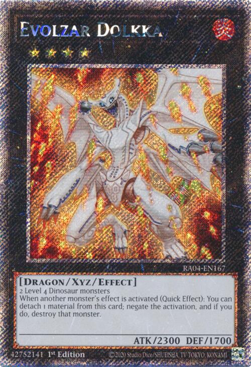 Evolzar Dolkka [RA04-EN167] Platinum Secret Rare | Exor Games New Glasgow