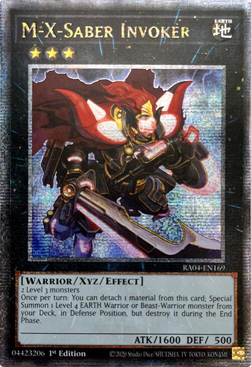 M-X-Saber Invoker [RA04-EN169] Quarter Century Secret Rare | Exor Games New Glasgow