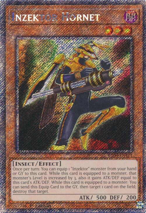 Inzektor Hornet [RA04-EN171] Platinum Secret Rare | Exor Games New Glasgow