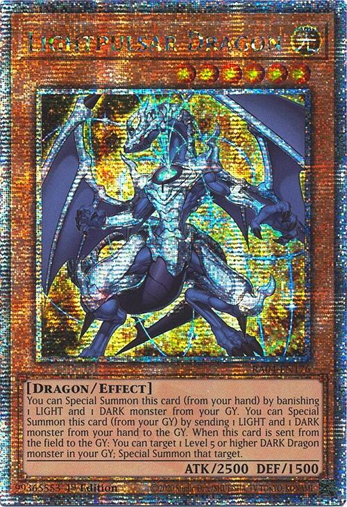 Lightpulsar Dragon [RA04-EN176] Quarter Century Secret Rare | Exor Games New Glasgow