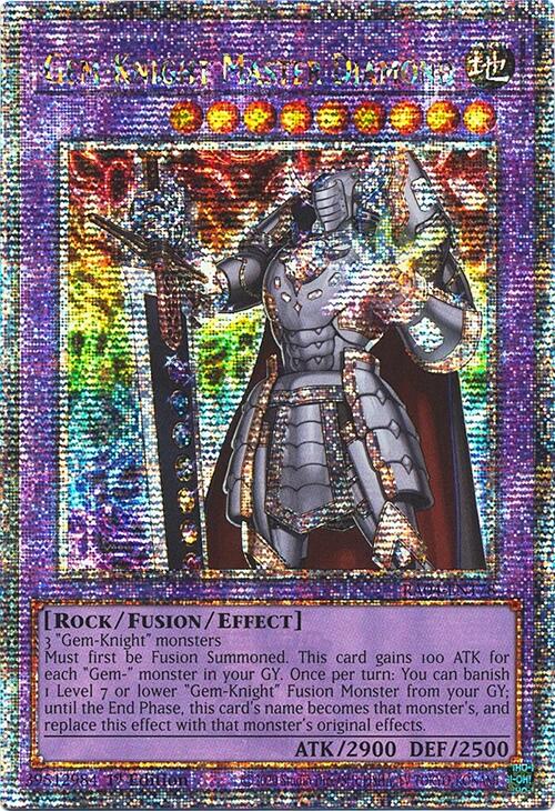 Gem-Knight Master Diamond [RA04-EN178] Quarter Century Secret Rare | Exor Games New Glasgow
