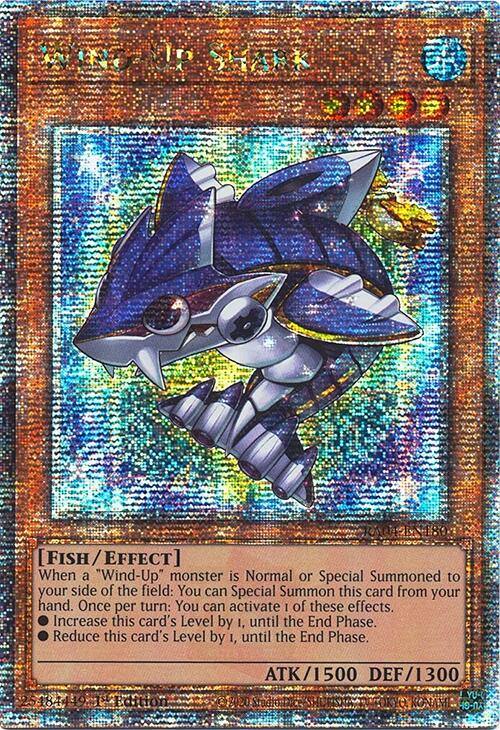 Wind-Up Shark [RA04-EN180] Quarter Century Secret Rare | Exor Games New Glasgow