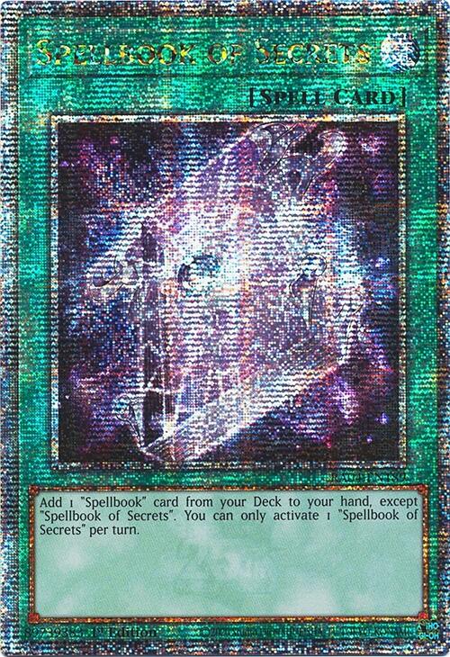 Spellbook of Secrets [RA04-EN189] Quarter Century Secret Rare | Exor Games New Glasgow