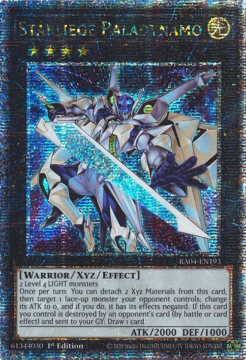 Starliege Paladynamo [RA04-EN193] Quarter Century Secret Rare | Exor Games New Glasgow