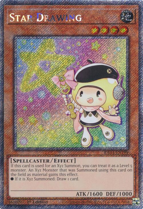 Star Drawing [RA04-EN199] Platinum Secret Rare | Exor Games New Glasgow