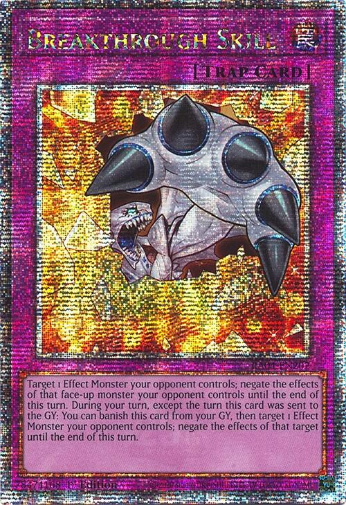 Breakthrough Skill [RA04-EN202] Quarter Century Secret Rare | Exor Games New Glasgow