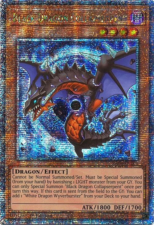 Black Dragon Collapserpent [RA04-EN204] Quarter Century Secret Rare | Exor Games New Glasgow
