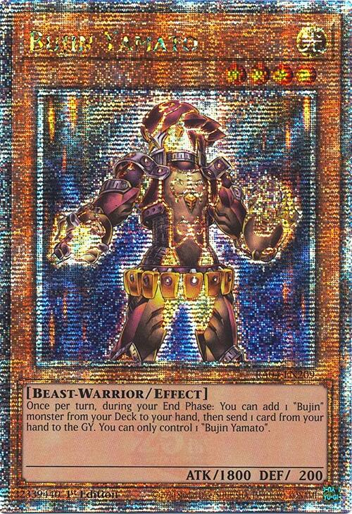 Bujin Yamato [RA04-EN209] Quarter Century Secret Rare | Exor Games New Glasgow
