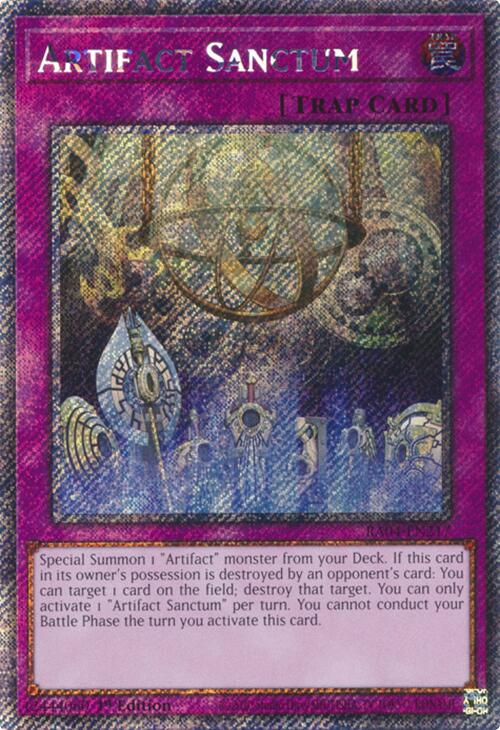 Artifact Sanctum [RA04-EN217] Platinum Secret Rare | Exor Games New Glasgow