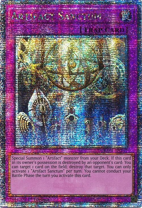 Artifact Sanctum [RA04-EN217] Quarter Century Secret Rare | Exor Games New Glasgow