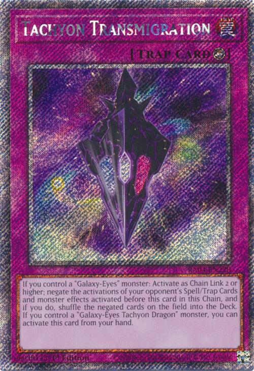 Tachyon Transmigration [RA04-EN220] Platinum Secret Rare | Exor Games New Glasgow