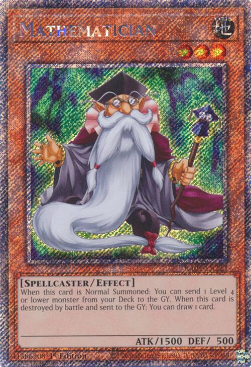 Mathematician [RA04-EN223] Platinum Secret Rare | Exor Games New Glasgow