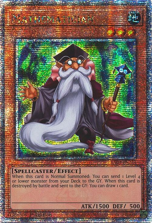 Mathematician [RA04-EN223] Quarter Century Secret Rare | Exor Games New Glasgow