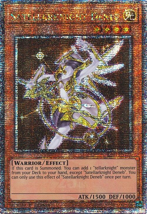 Satellarknight Deneb [RA04-EN227] Quarter Century Secret Rare | Exor Games New Glasgow