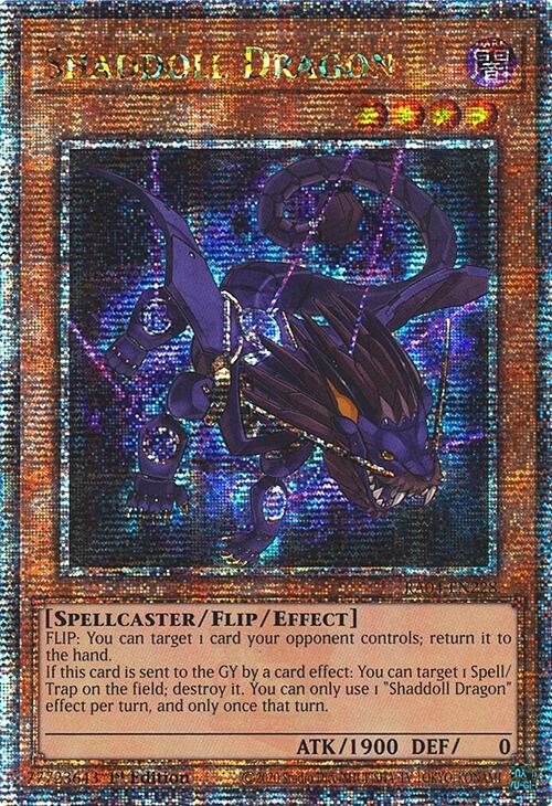 Shaddoll Dragon [RA04-EN228] Quarter Century Secret Rare | Exor Games New Glasgow