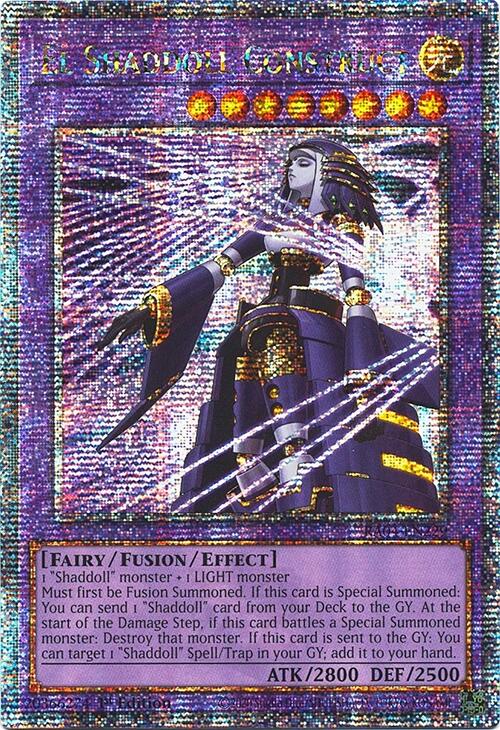 El Shaddoll Construct (Alternate Art) [RA04-EN229] Quarter Century Secret Rare | Exor Games New Glasgow