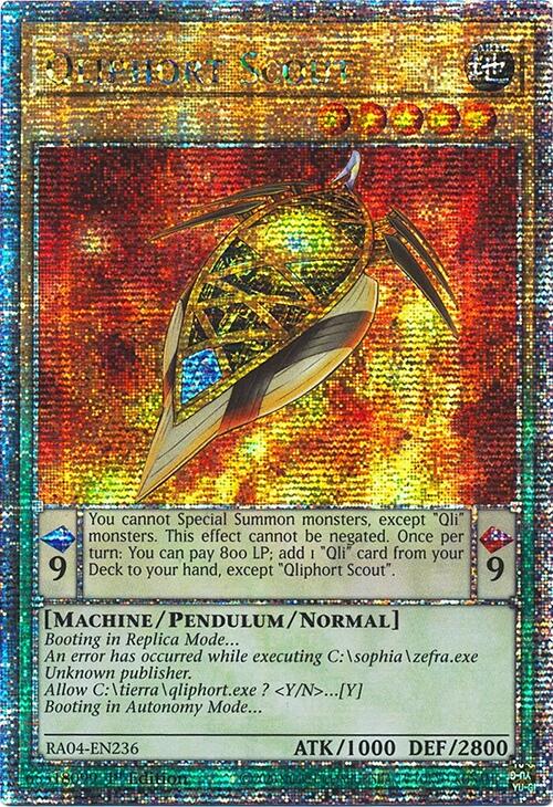 Qliphort Scout [RA04-EN236] Quarter Century Secret Rare | Exor Games New Glasgow
