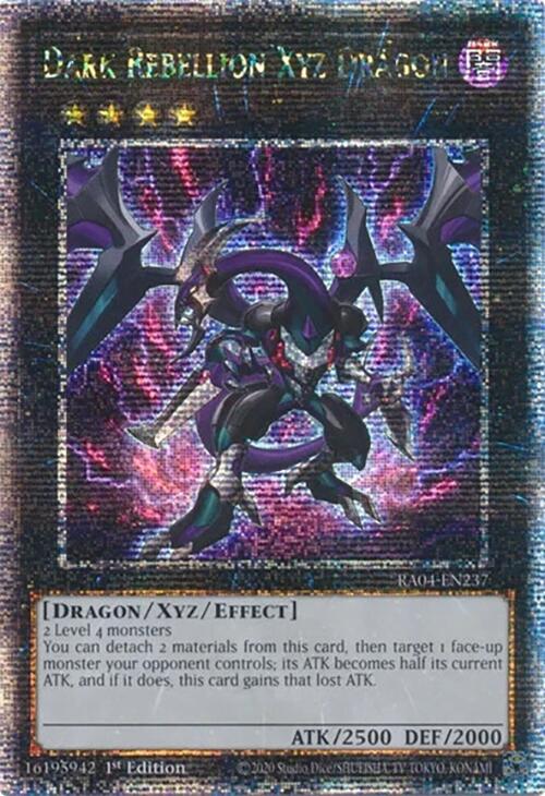 Dark Rebellion Xyz Dragon [RA04-EN237] Quarter Century Secret Rare | Exor Games New Glasgow