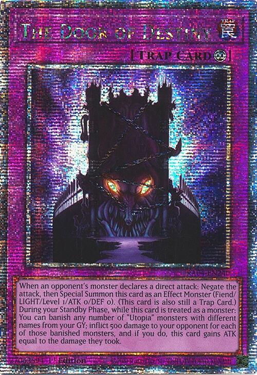 The Door of Destiny [RA04-EN240] Quarter Century Secret Rare | Exor Games New Glasgow