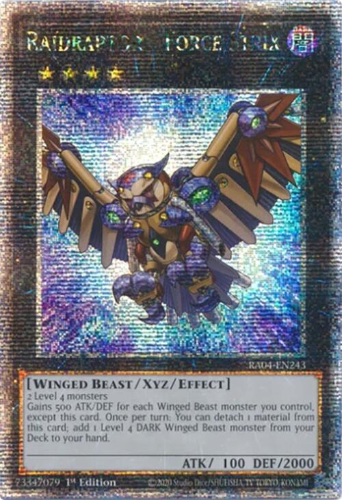 Raidraptor - Force Strix [RA04-EN243] Quarter Century Secret Rare | Exor Games New Glasgow