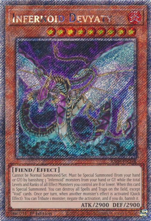 Infernoid Devyaty [RA04-EN248] Platinum Secret Rare | Exor Games New Glasgow
