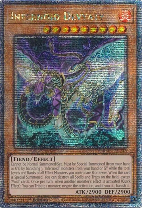 Infernoid Devyaty [RA04-EN248] Quarter Century Secret Rare | Exor Games New Glasgow